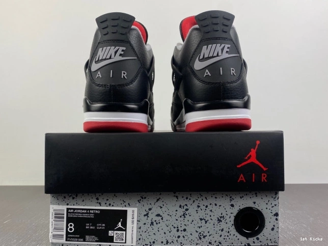 1st Kicks Jordan Bred Air Reimagined 4 FV5029-006 0721